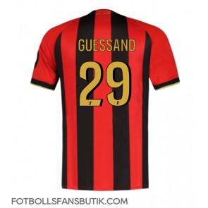 OGC Nice Evann Guessand #29 Replika Hemmatröja 2024-25 Kortärmad